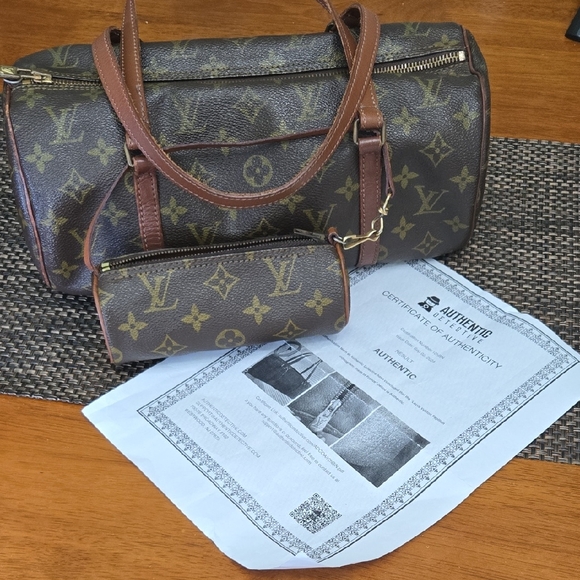 Louis VUITTON VINTAGE Papillon SET BARREL BAG - Picture 1 of 16
